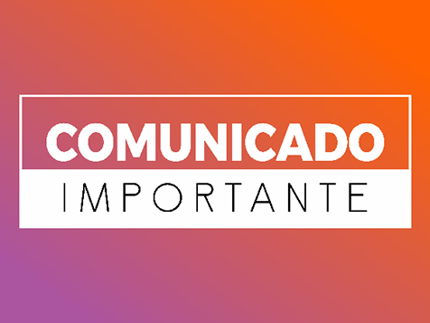 Comunicado importante: Atendimento nesta sexta-feira (09/12) será das 8h às 11h