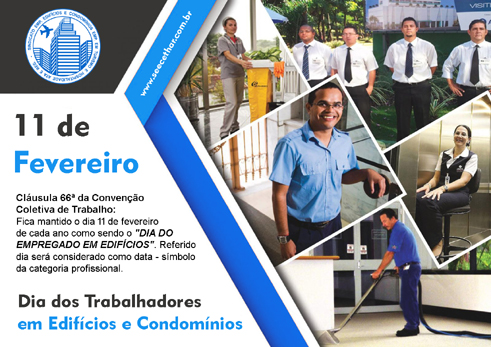 11 de fevereiro: Dia dos Trabalhadores em Edifícios e Condomínios