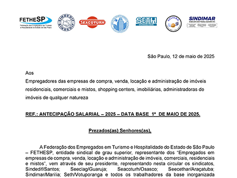 Circular conjunta para as empresas de compra, venda, locação e administração de imóveis