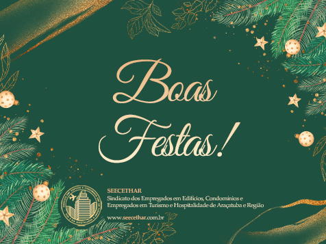 O SEECETHAR deseja Boas Festas!