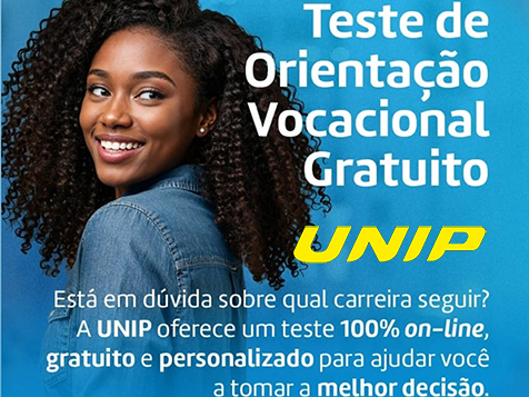 UNIP oferece teste de orientação vocacional gratuito 100% on-line
